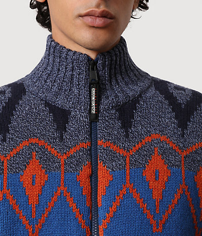 Maglione con zip Nepal-
